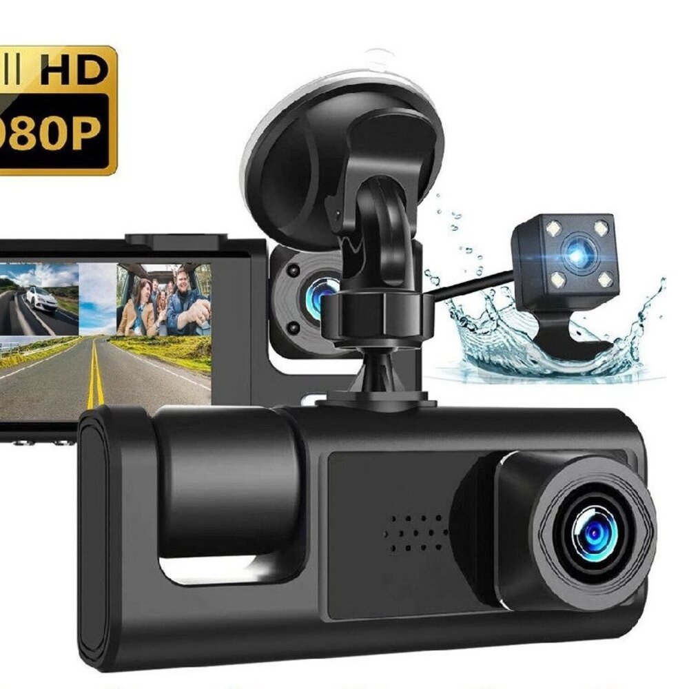 Solobesafe   3 Lens Dash Camera with WIFI